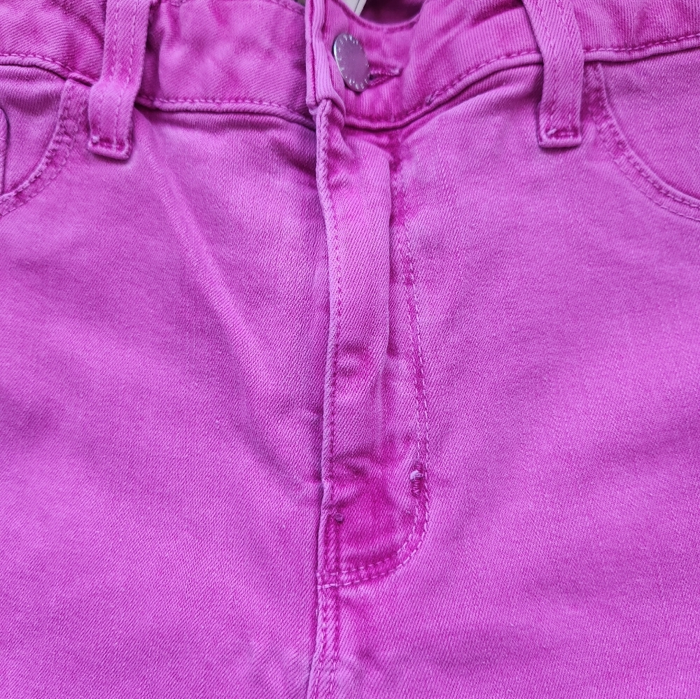 L'Agence Womens Margot Hi Rise Skinny Denim Crop Jean Pink NWOT Sz 32 BarbieCore - Picture 14 of 15